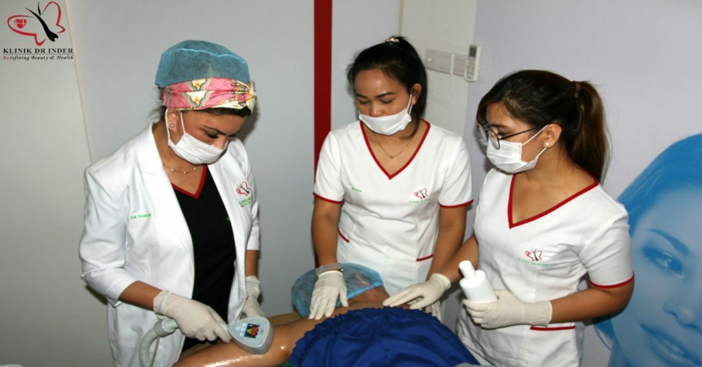 Procedure of Exilis treatment