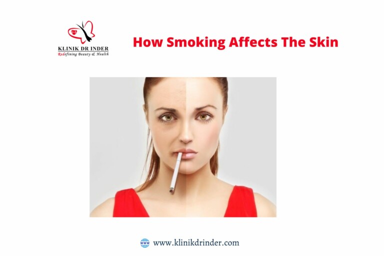 how smoking affects the skin